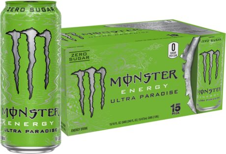 Clearance Sale – Monster Energy Ultra Paradise. Sugar Free Energy Drink. 16 Ounce (Pack of 15)